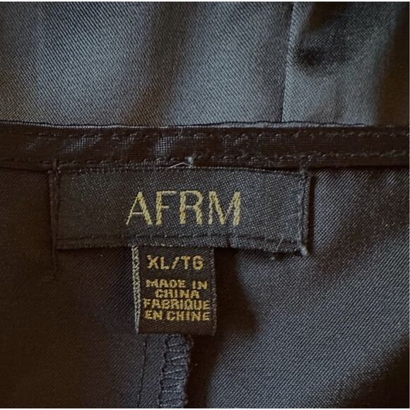 REVOLVE Dress AFRM Katica Black Satin Dress Noir Size XL - Picture 5 of 9